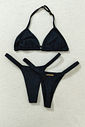 CONJUNTO MARQUINHA BABY | TOP VIES + CALCINHA BABY FIO PRETO LISO