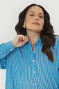Camisa Oversized Raíssa Listrado Camisa Oversized Raíssa Listrado