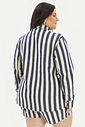 Camisa Listrada Victória Jeans Camisa Listrada Victória Jeans