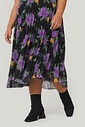 Vestido Plissado Midi Aurora Floral Vestido Plissado Midi Aurora Floral