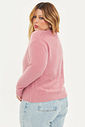 Cardigan De Tricô Serena Rosa Cardigan De Tricô Serena Rosa