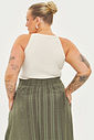 Saia Midi Maria Verde