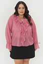 Blusa Chiffon Boho Luna Rosa Antigo Blusa Chiffon Boho Luna Rosa Antigo