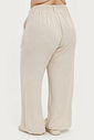 Calça Alfaiataria Linho Donatella Natural Calça Alfaiataria Linho Donatella Natural
