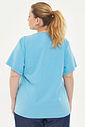 T-Shirt De Algodão Amor Azul