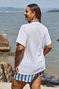 T-shirt de Algodão Mar e Sol T-shirt de Algodão Mar e Sol