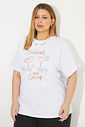 T-shirt De Algodão Gossip Branco