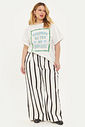 T-shirt De Algodão Saudade Off-White