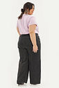 Calça Wideleg Jeans Tarsila Preto Calça Wideleg Jeans Tarsila Preto