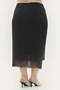Saia Midi Tule Shine Emília Preto Saia Midi Tule Shine Emília Preto