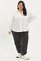 Camisa De Linho Melina Off-White Camisa De Linho Melina Off-White