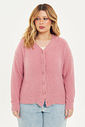 Cardigan De Tricô Serena Rosa Cardigan De Tricô Serena Rosa