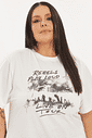 tshirt de algodão plus size rebeles