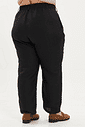 Calça De Linho Com Pregas Giulia Preto