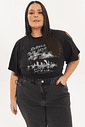 T-shirt De Algodão Rebels Preto T-shirt De Algodão Rebels Preto