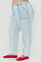 Calça Mom Zara Jeans Claro Calça Mom Zara Jeans Claro