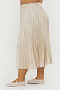 Saia Midi Plissada Melissa Marfim Saia Midi Plissada Melissa Marfim