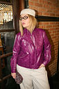 Jaqueta Bomber Leather Gal Vinho
