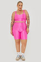 Bermuda Esportiva Euforia Rosa Bermuda Esportiva Euforia Rosa