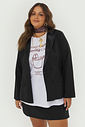 Blazer De Alfaiataria Magnólia Preto Blazer De Alfaiataria Magnólia Preto
