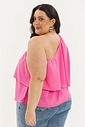 Blusa Um Ombro Só Luísa Rosa Blusa Um Ombro Só Luísa Rosa