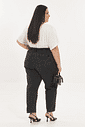 calça jeans de algodão modelagem mom plus size