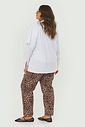 Calça Reta Sarja Savana Animal Print Calça Reta Sarja Savana Animal Print