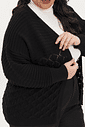 Cardigan De Tricô Aretha Preto