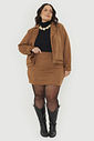 Saia Curta Suede Stella Camel Saia Curta Suede Stella Camel