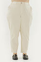 Calça Mom De Sarja Trento Bege