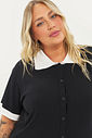 Camisa Polo Tricô Adelina Preto