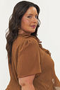 Blusa Com Babados Sofia Camel