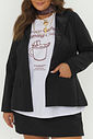 Blazer De Alfaiataria Magnólia Preto Blazer De Alfaiataria Magnólia Preto