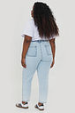 Calça Mom Zara Jeans Claro Calça Mom Zara Jeans Claro