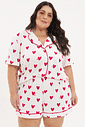 Conjunto Pijama Americano Curto Amour Conjunto Pijama Americano Curto Amour