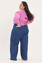 Calça Wideleg Brilhos Magnólia Jeans
