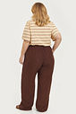 Calça Pantalona Comfy Gretha Marrom Calça Pantalona Comfy Gretha Marrom