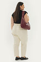 Calça Mom De Sarja Trento Bege