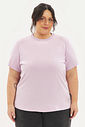 T-shirt Algodão Cássia Lilás T-shirt Algodão Cássia Lilás