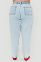 Calça Mom Zara Jeans Claro Calça Mom Zara Jeans Claro