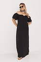 Vestido Longo Fiona Preto Vestido Longo Fiona Preto