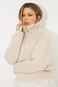 Suéter De Tricô Poliana Off-white Suéter De Tricô Poliana Off-white