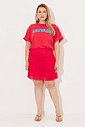 T-shirt Boxy Sauvage Vermelho T-shirt Boxy Sauvage Vermelho