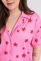 Conjunto Pijama Americano Estrelas Rosa Conjunto Pijama Americano Estrelas Rosa