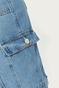 Calça Reta Cargo Dominique Jeans Calça Reta Cargo Dominique Jeans