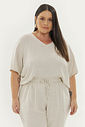 Blusa Linho Toscana Natural Blusa Linho Toscana Natural
