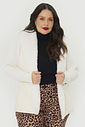 Casaco De Tricô Naomi Off-White Casaco De Tricô Naomi Off-White