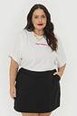 T-Shirt De Algodão Ciao Amore Off-White T-Shirt De Algodão Ciao Amore Off-White
