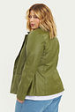 Blazer Alfaiataria P.U. Chica Verde Oliva Blazer Alfaiataria P.U. Chica Verde Oliva
