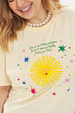 T-shirt Estonado Universo Amarelo